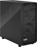 Black ATX Full Tower Computer Case with Tempered Glass Window E55718
