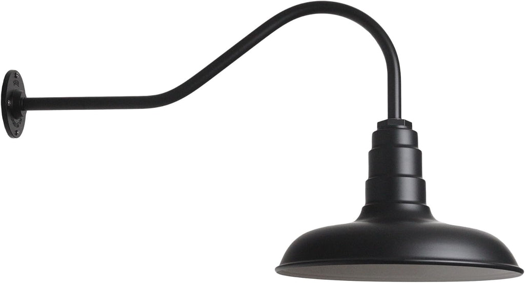 Gooseneck Barn Light 16 Gooseneck Black R6080