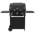 Black Liquid Propane Portable Grill V6080
