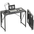 Grey Folding Desk 31.5" F98323