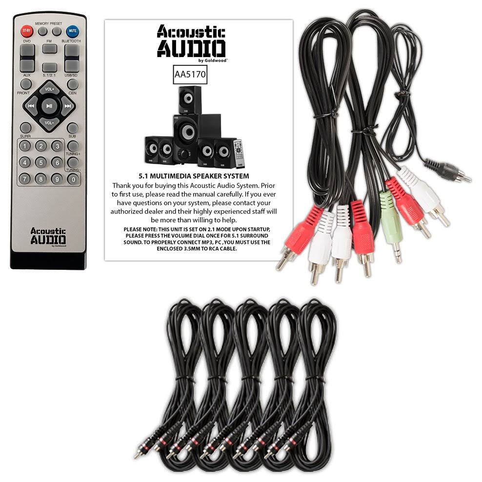 5.1 Bluetooth Speaker System with FM W76397