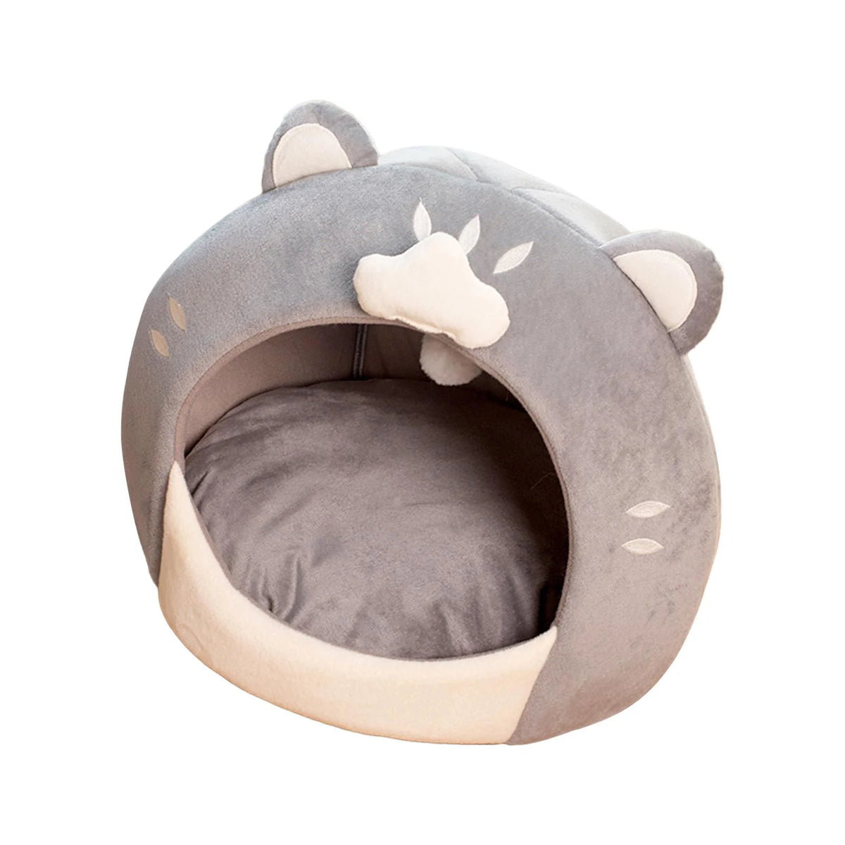 Cat Bed with Plush Ball Inner Cushion Machine Wash M9128