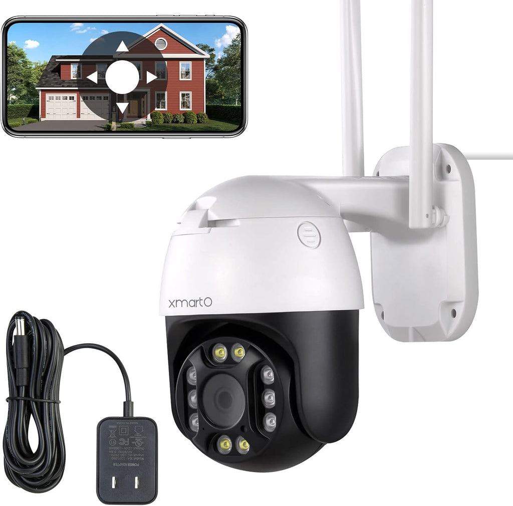 2K Auto-Track Rotation Wireless Security Camera A859946