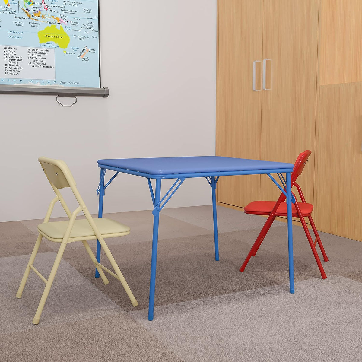 3 Piece Folding Table and Chair Set U205925