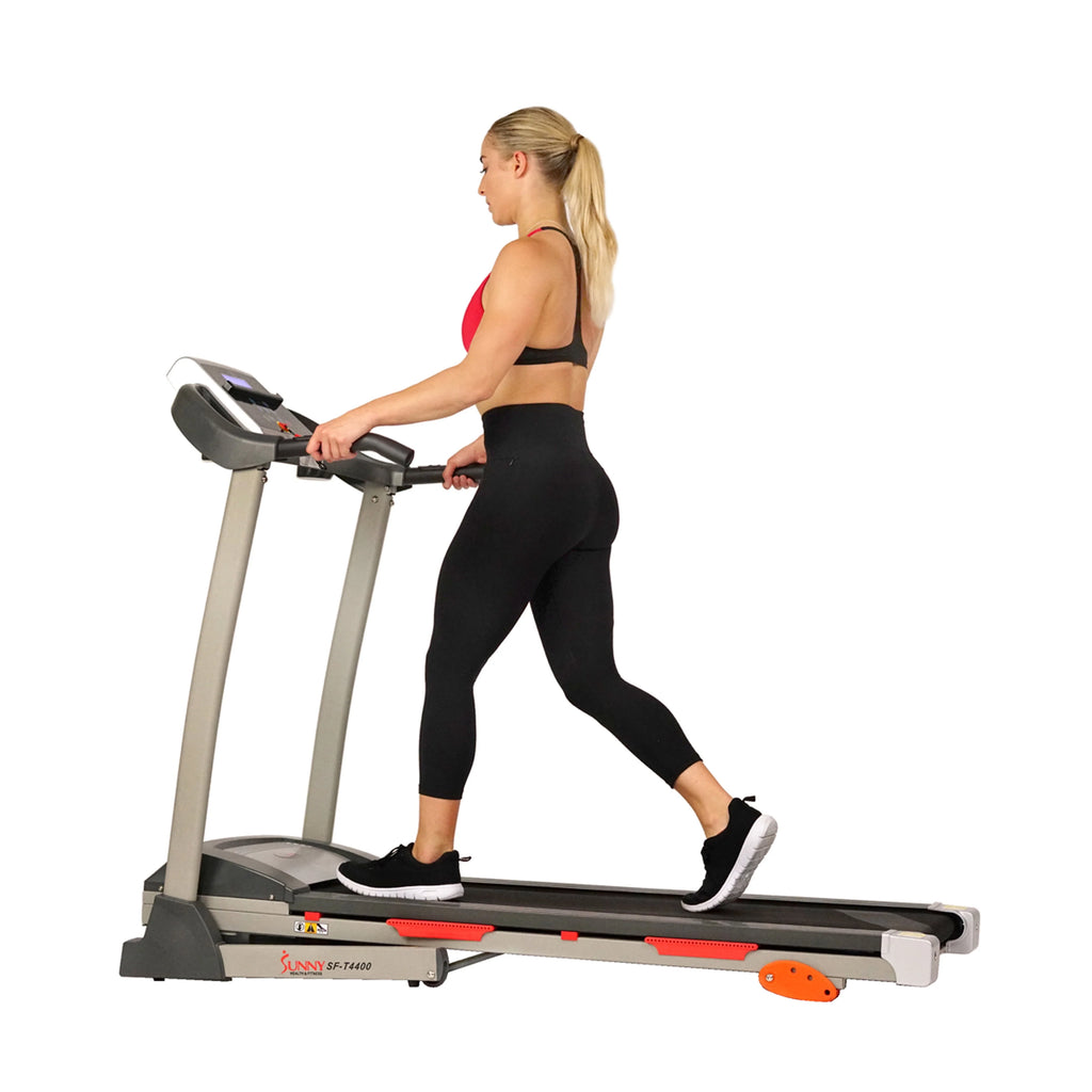 Manual Incline Folding Treadmill with Pulse Sensors B270291