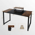 Computer Desk with Monitor Stand Q698