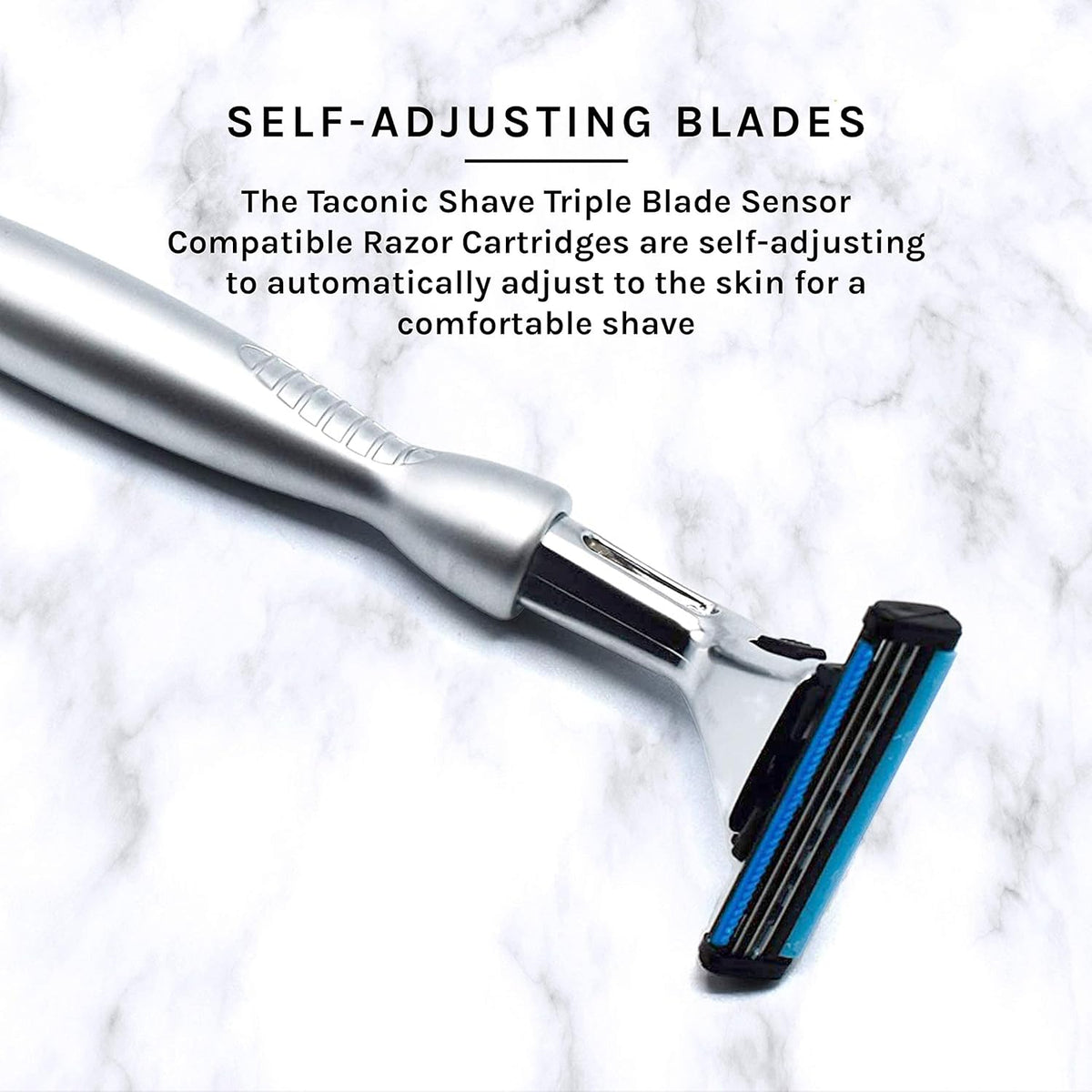 Heavyweight Triple Blade Pivot Head Razor E8527