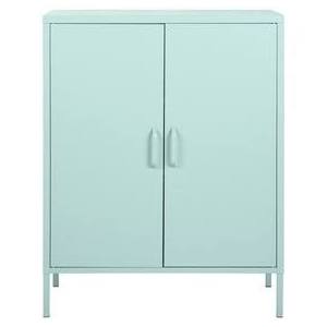 Black Metal 2-Door Storage Cabinet A744292