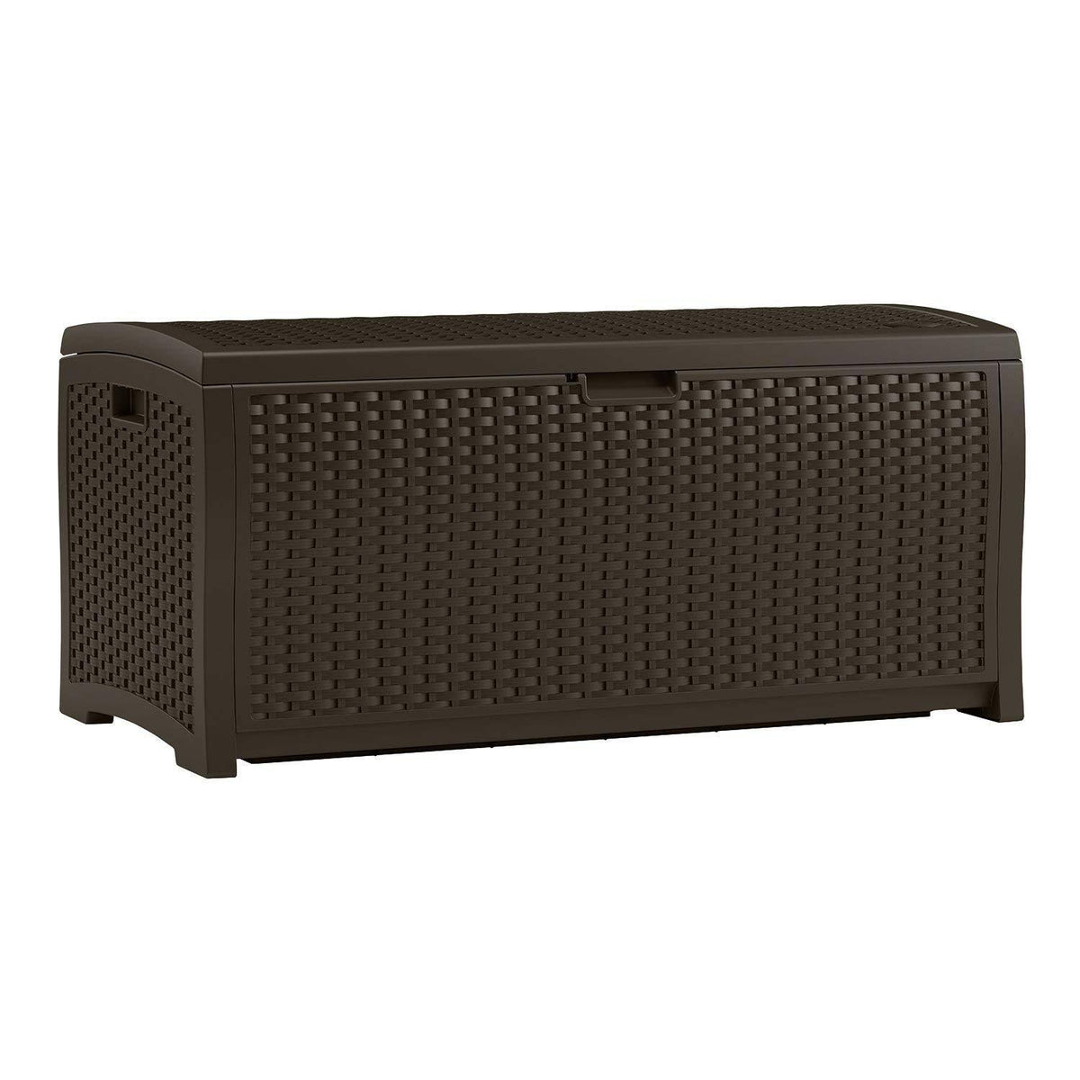 Mocha Resin Deck Box 73-Gallon S7222