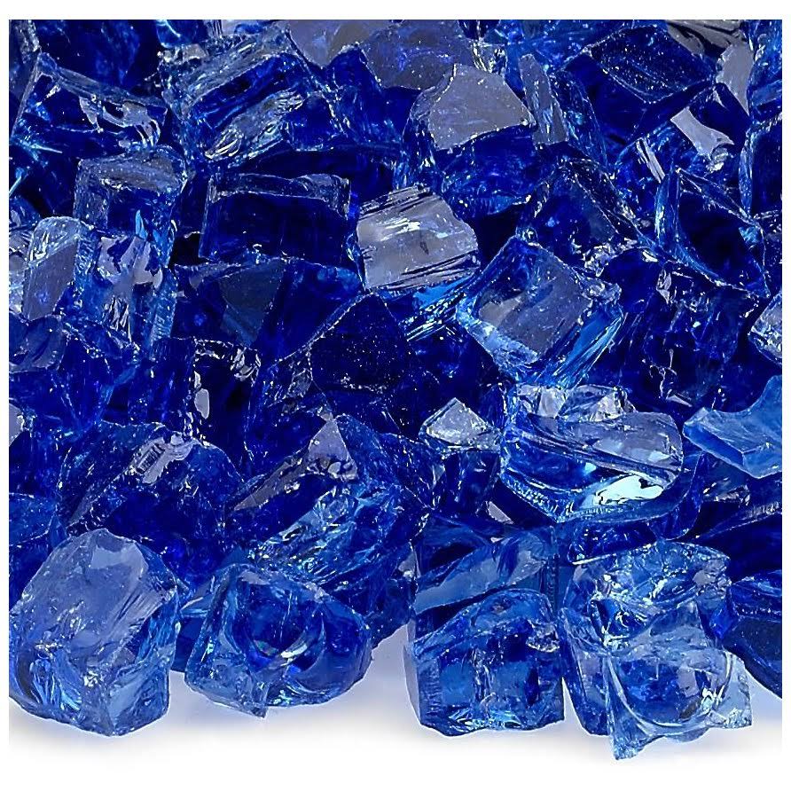 Cobalt Blue Fire Glass 10 lb Jar Z481