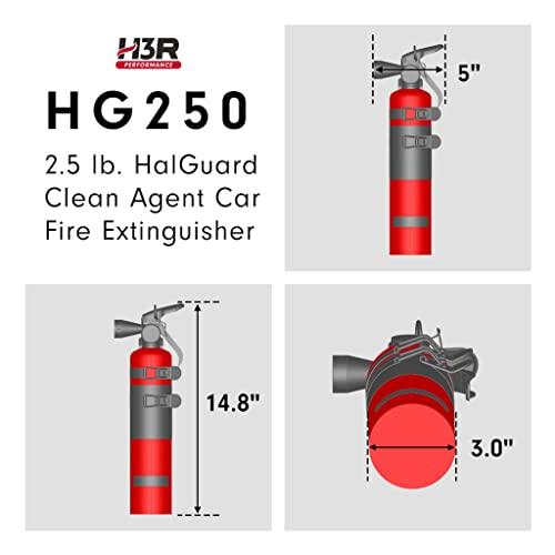 2.5 lb Black Car Fire Extinguisher R5216