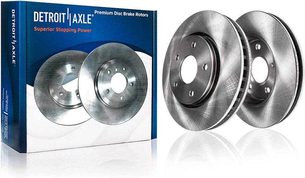 Front & Rear Disc Rotors + Ceramic Brake Pads 10pc Set O266