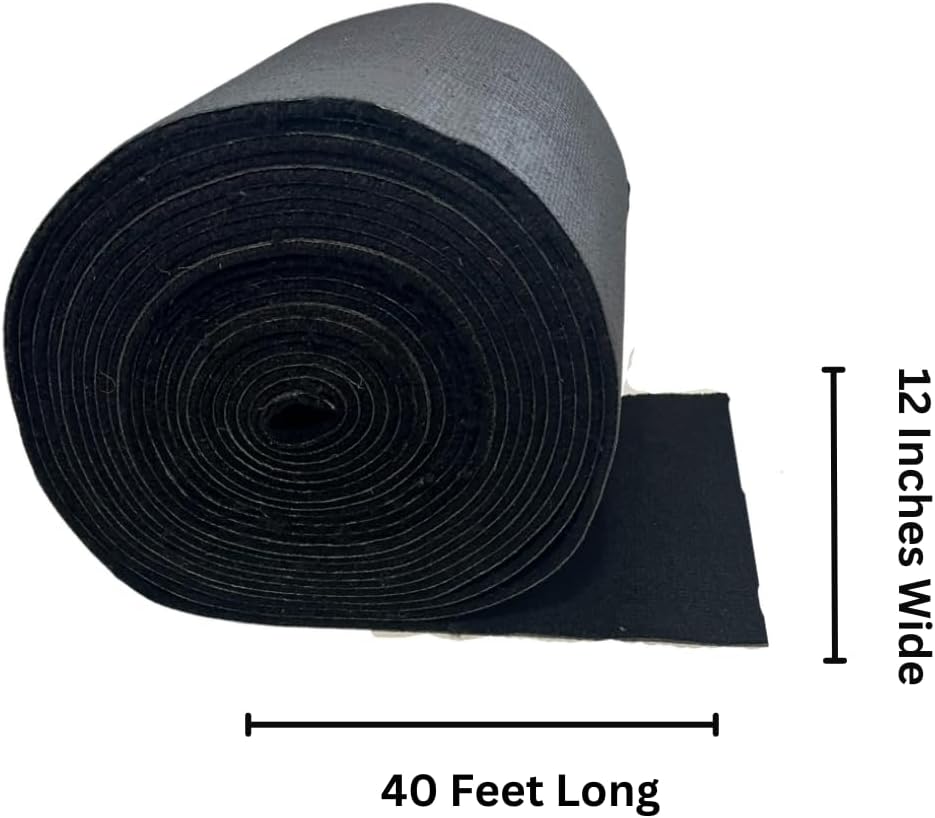 20oz Black Boat Trailer Bunk Carpet C99527