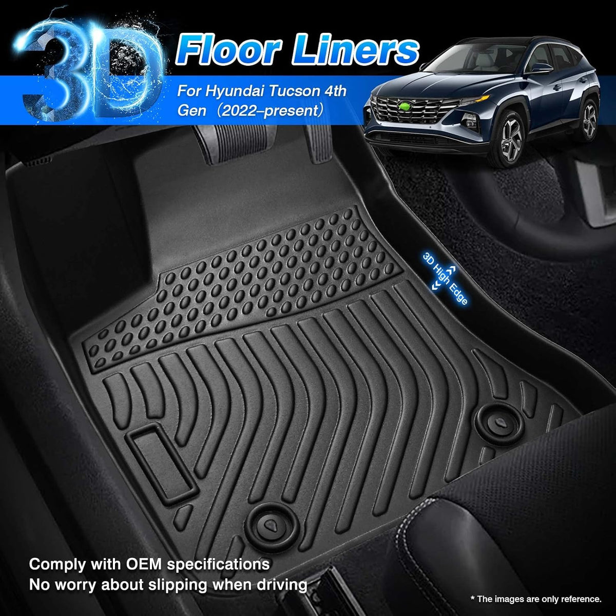 Custom Fit All Weather Floor Mats TPE C1166