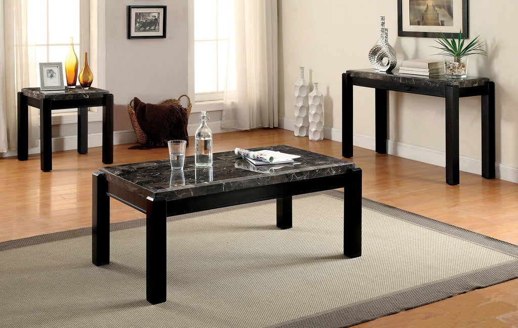Gray Marble End Table V81089