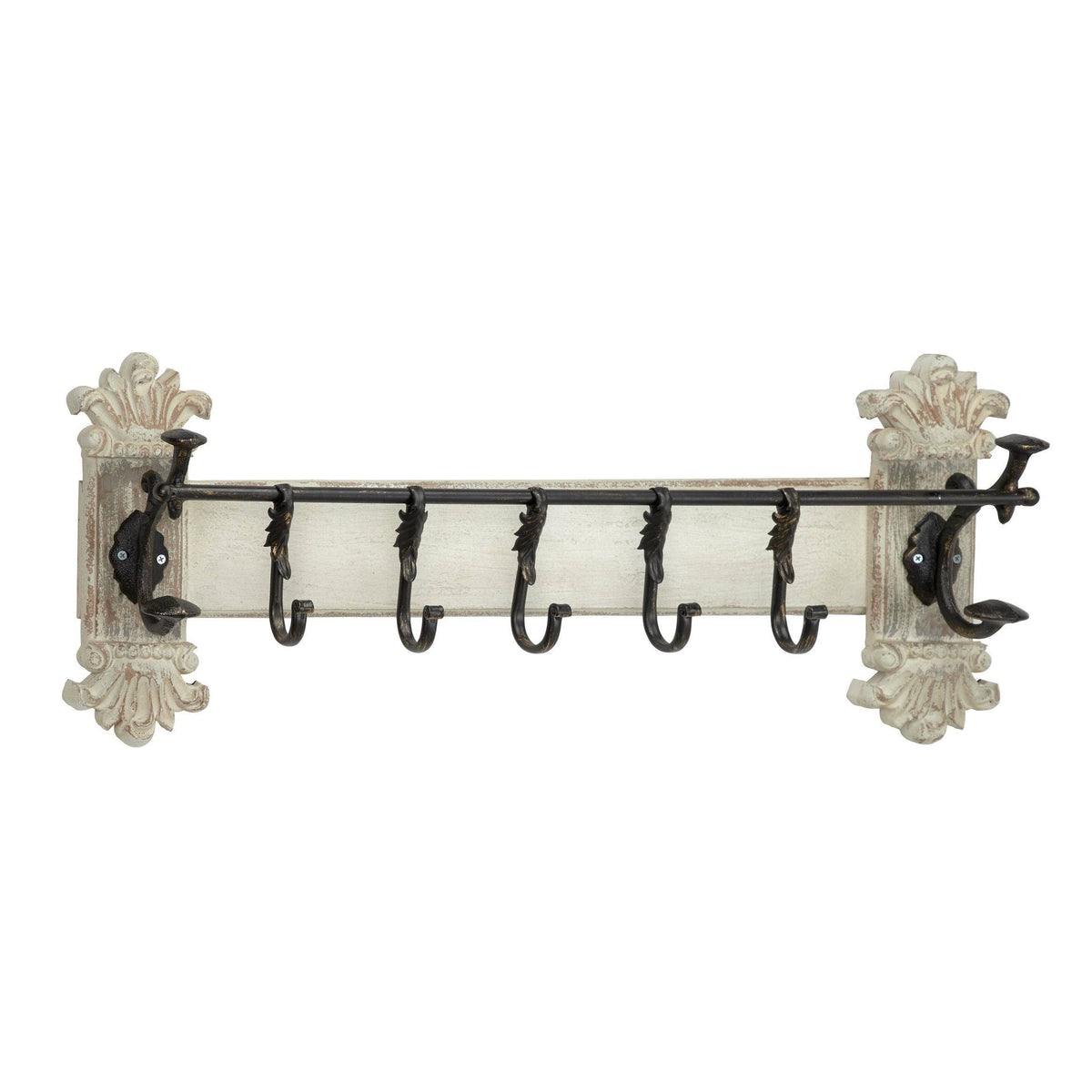White Metal Vintage Wall Hook T31520