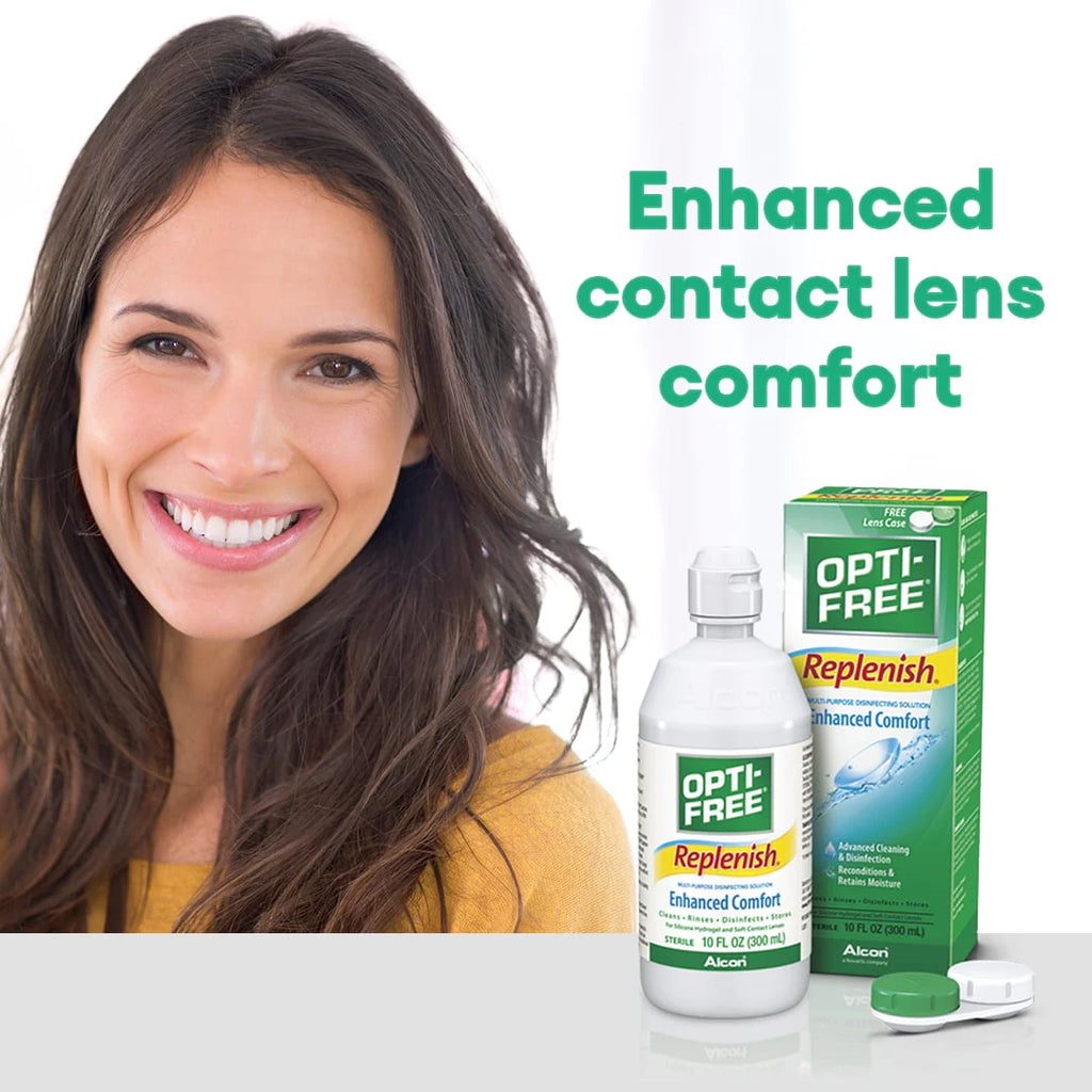 Multipurpose Contact Lens Disinfecting Solution, Two 10oz B781