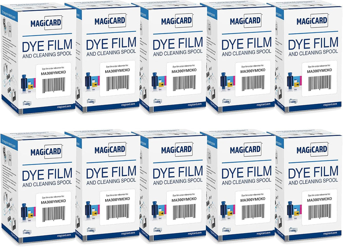 10 x Color Ribbon YMCKO 300 Prints F507341