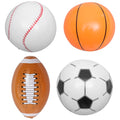 Inflatable Ball 4pcs Beach Ball Soccer Basketball Baseball P67799