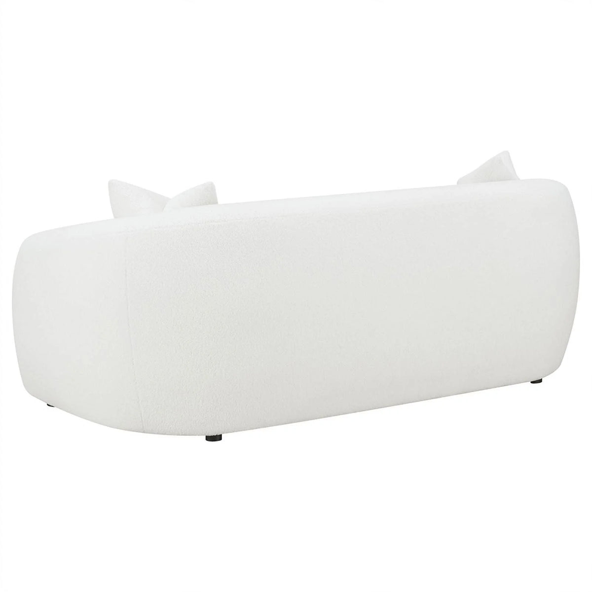 White Fabric Upholstered Sofa K59022