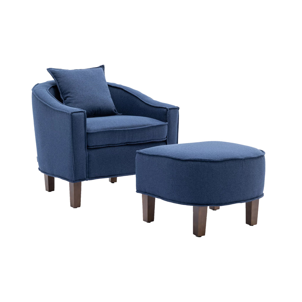 Accent Chair with Ottoman J1721