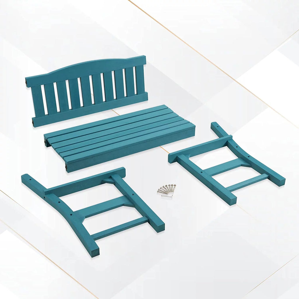 Poly Lumber Weatherproof 2-Person 50" Outdoor Bench E1608