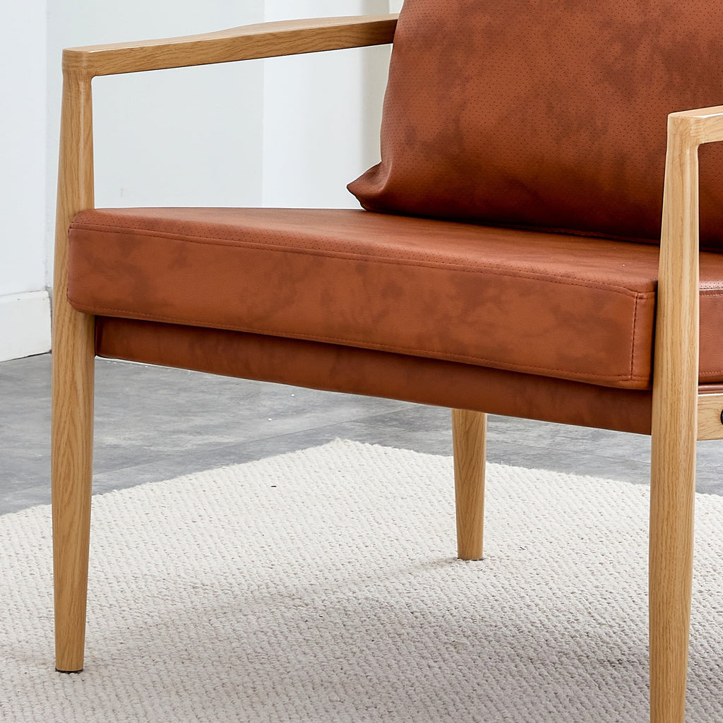 PU Leather Upholstered Armchair P245788