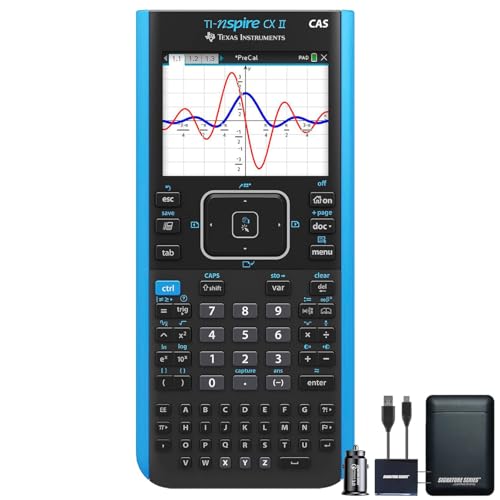 TI-Nspire CX II CAS Graphing Calculator with Color Screen K725
