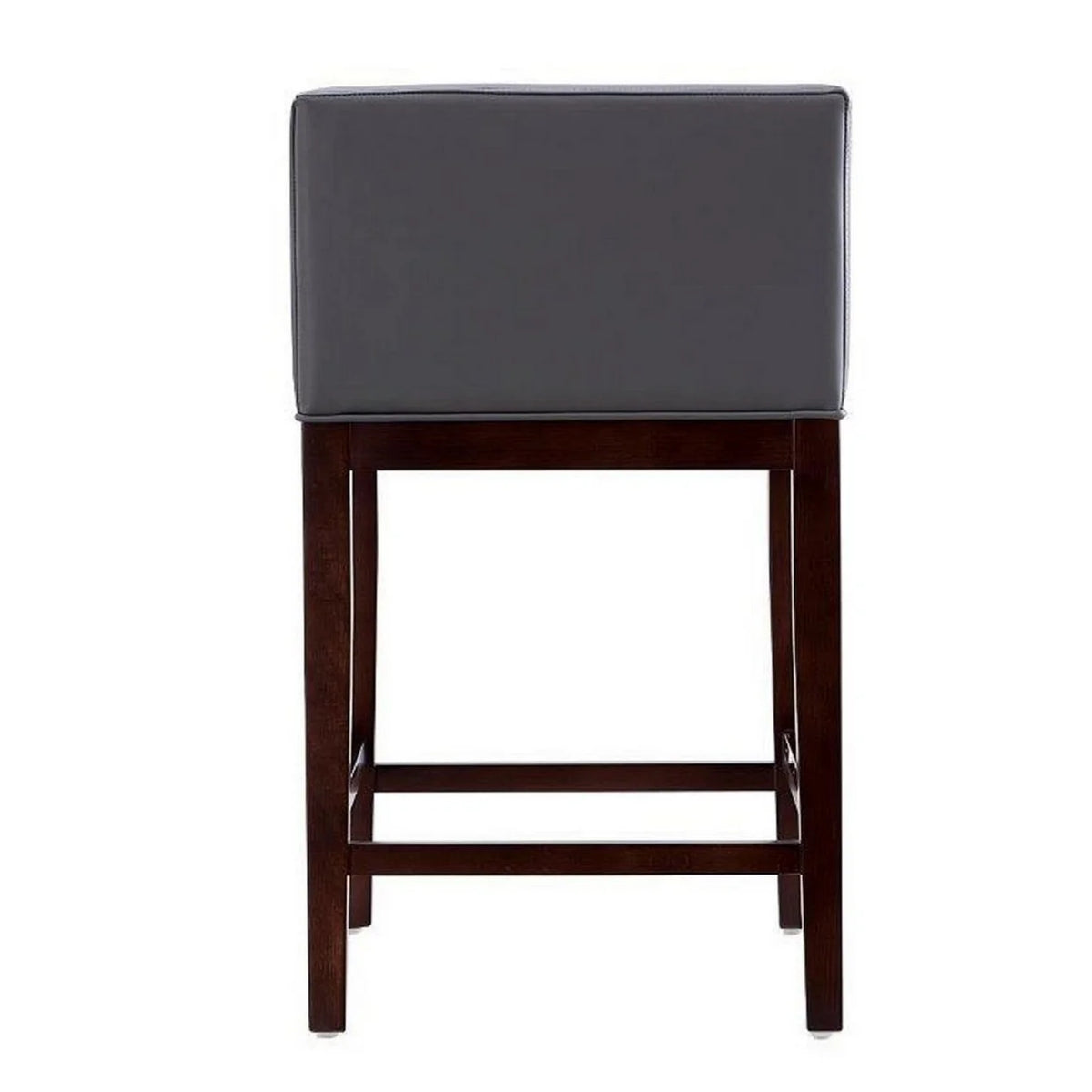 Grey and Dark Walnut Beech Wood Counter Height Bar Stool O227