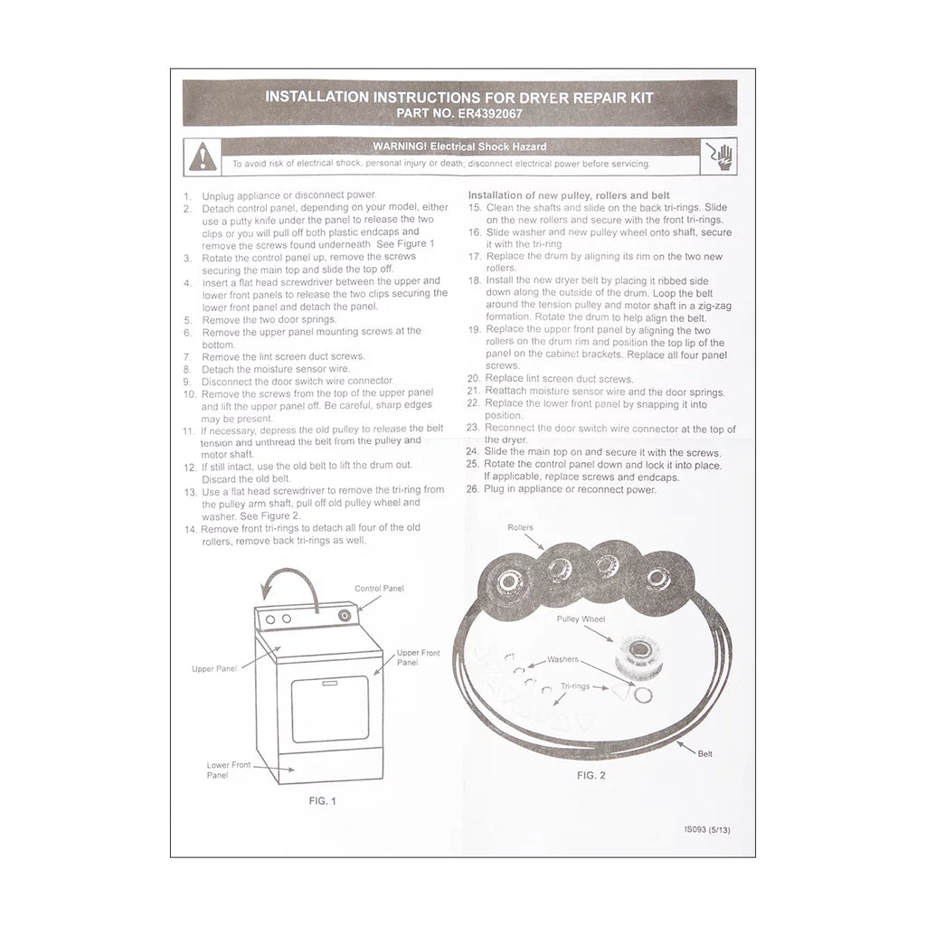 27-inch Dryer Repair Kit B3395