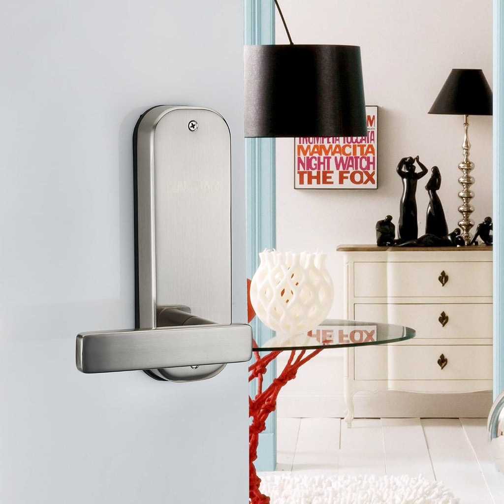 Bluetooth Digital Door Lock, Nickel Brushed O796