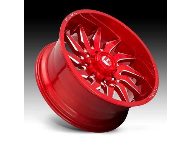 Candy Red Milled 20x9 8x165.1 20mm Wheel L969