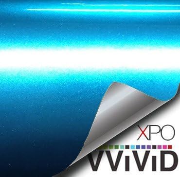 Aqua Blue Vinyl Wrap Roll (.5ft x 5ft) Pack of 2 J96404