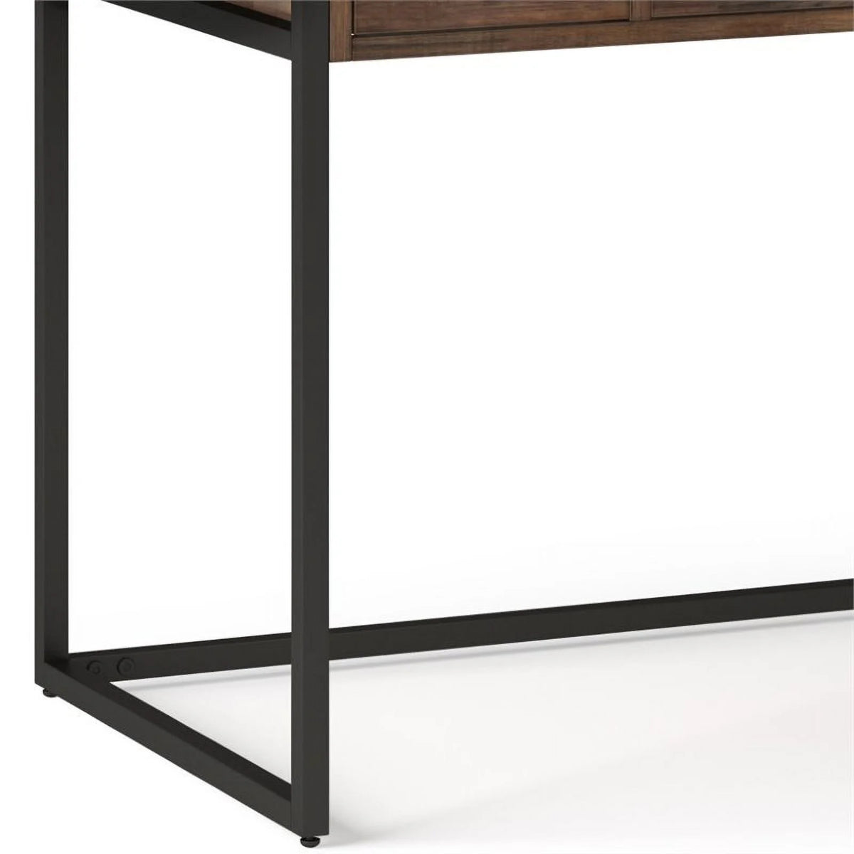 48" Solid Wood Computer Desk in Rustic Aged Brown X941149