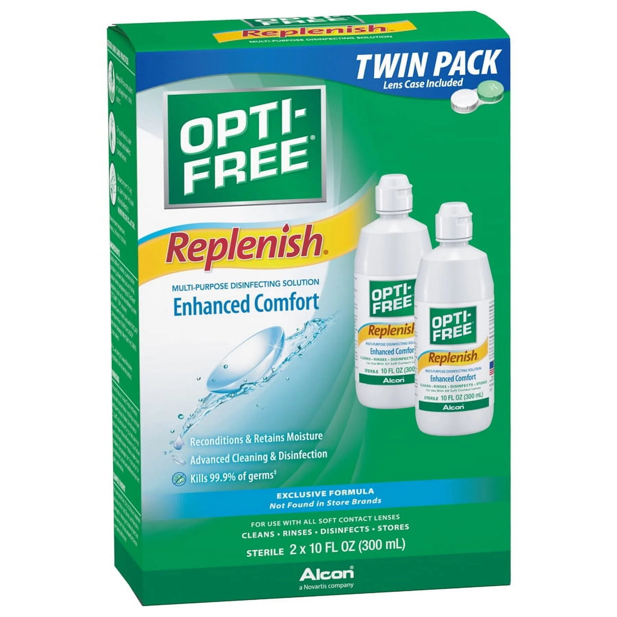 Multipurpose Contact Lens Disinfecting Solution, Two 10oz B781