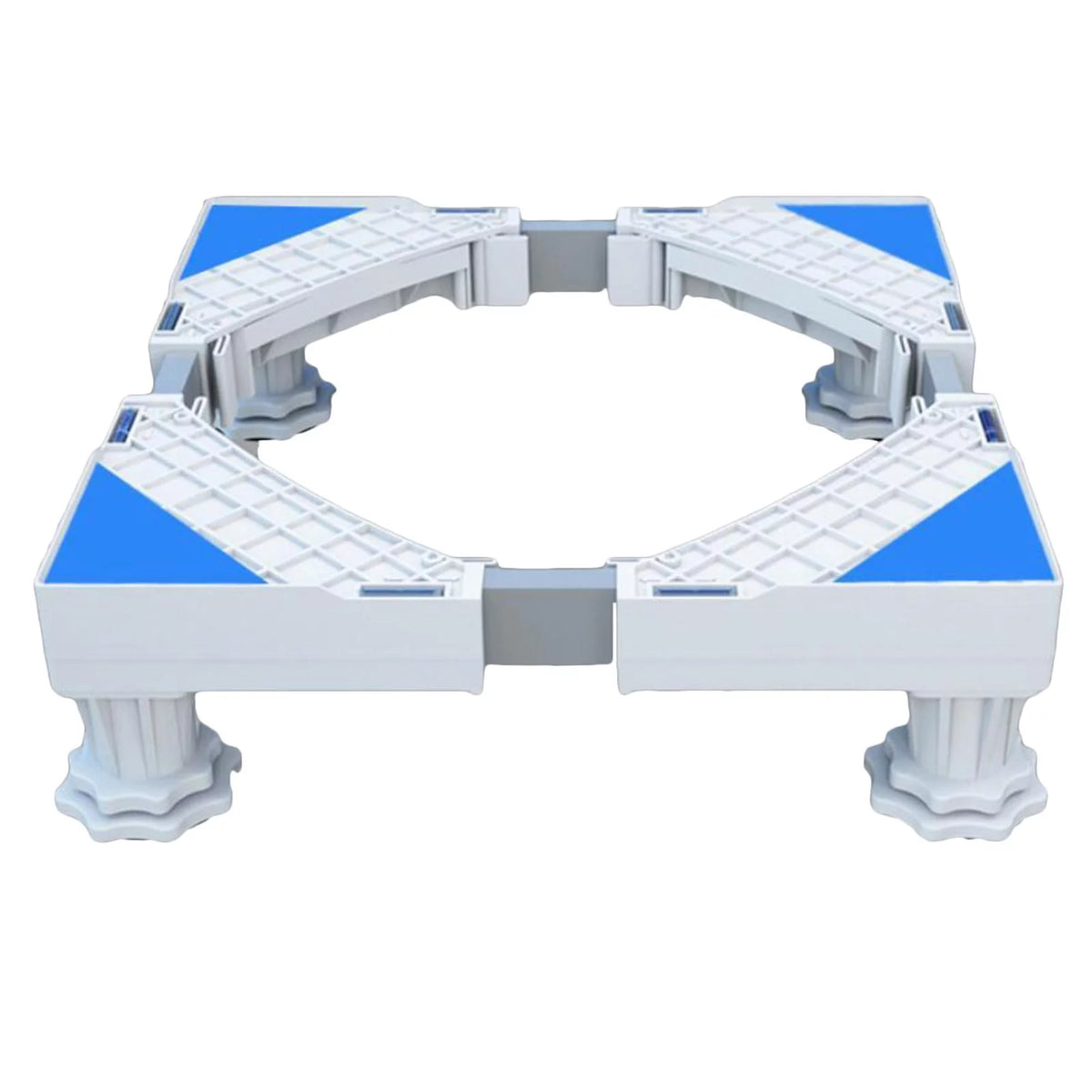 Adjustable Refrigerator Stand White V6262