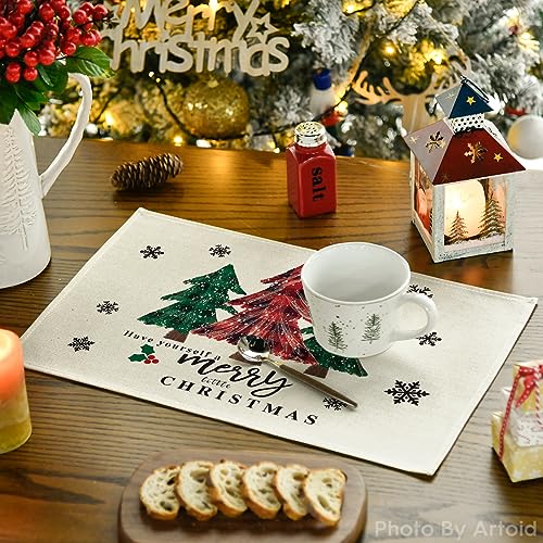 Buffalo Plaid Christmas Placemats Set of 4 R3121
