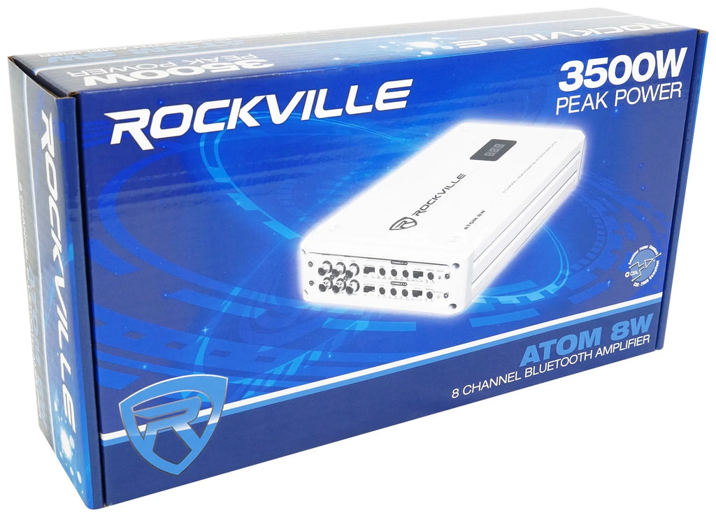 8 Channel 3500 Watt Marine Amplifier with Bluetooth S407451
