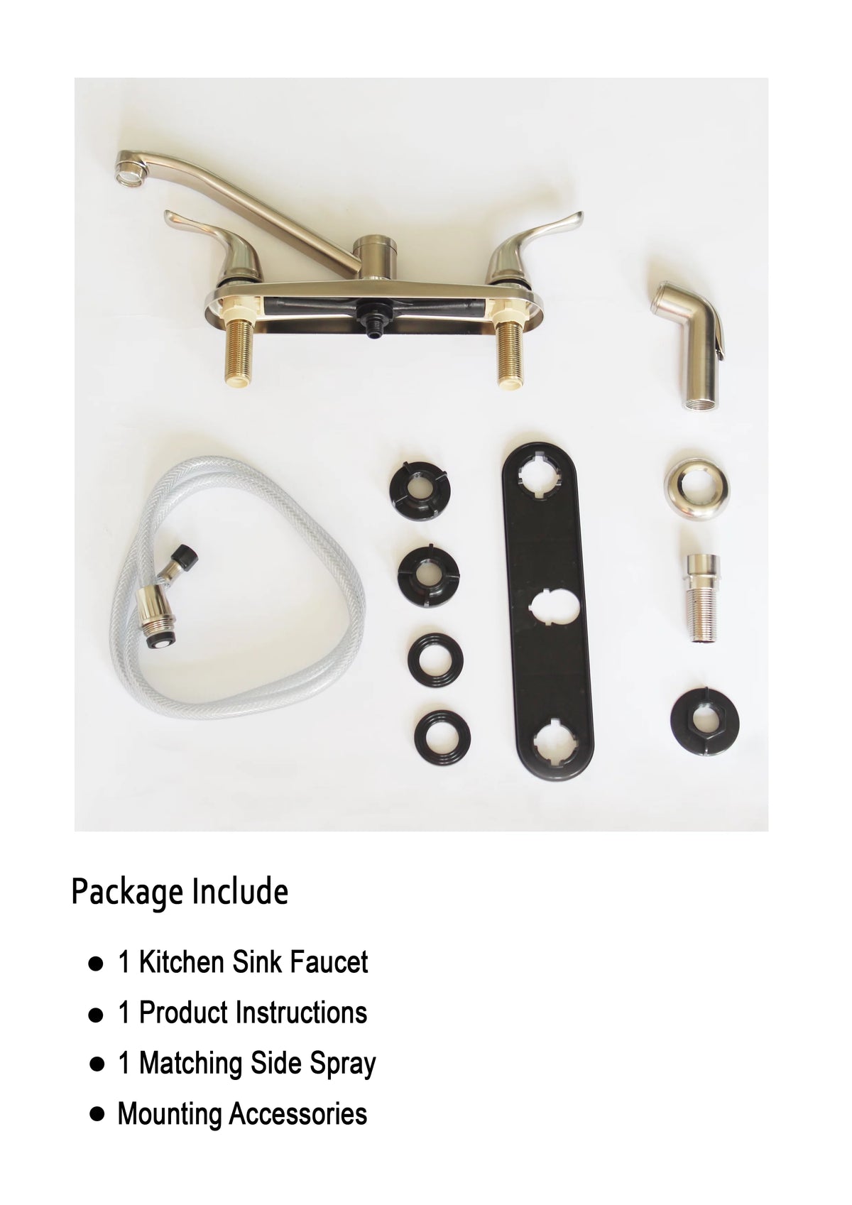 Kitchen Sink Faucet with Side Spray V5378