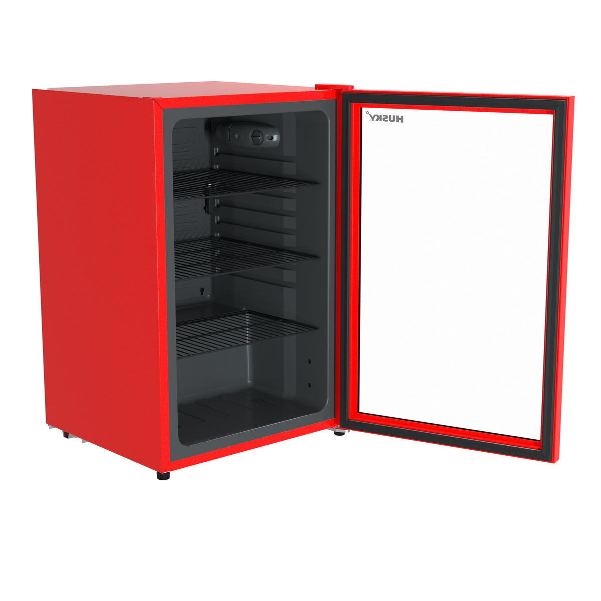 Red Freestanding Mini Fridge S423349