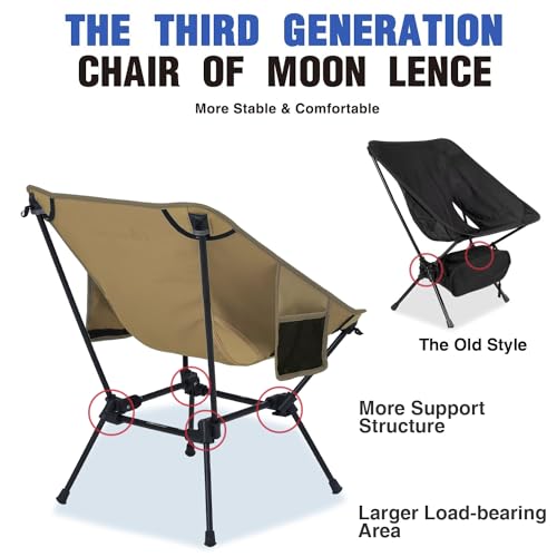 Compact Camping Chair with Side Pockets N53589