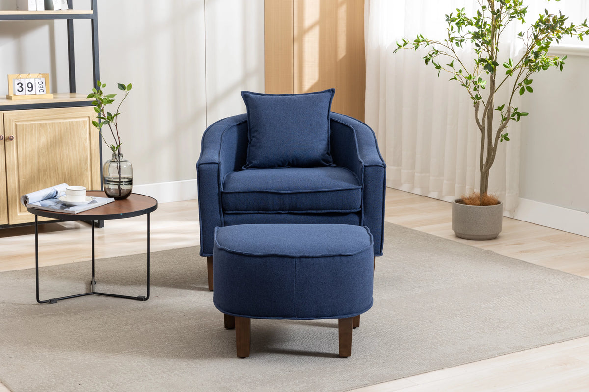 Accent Chair with Ottoman J1721