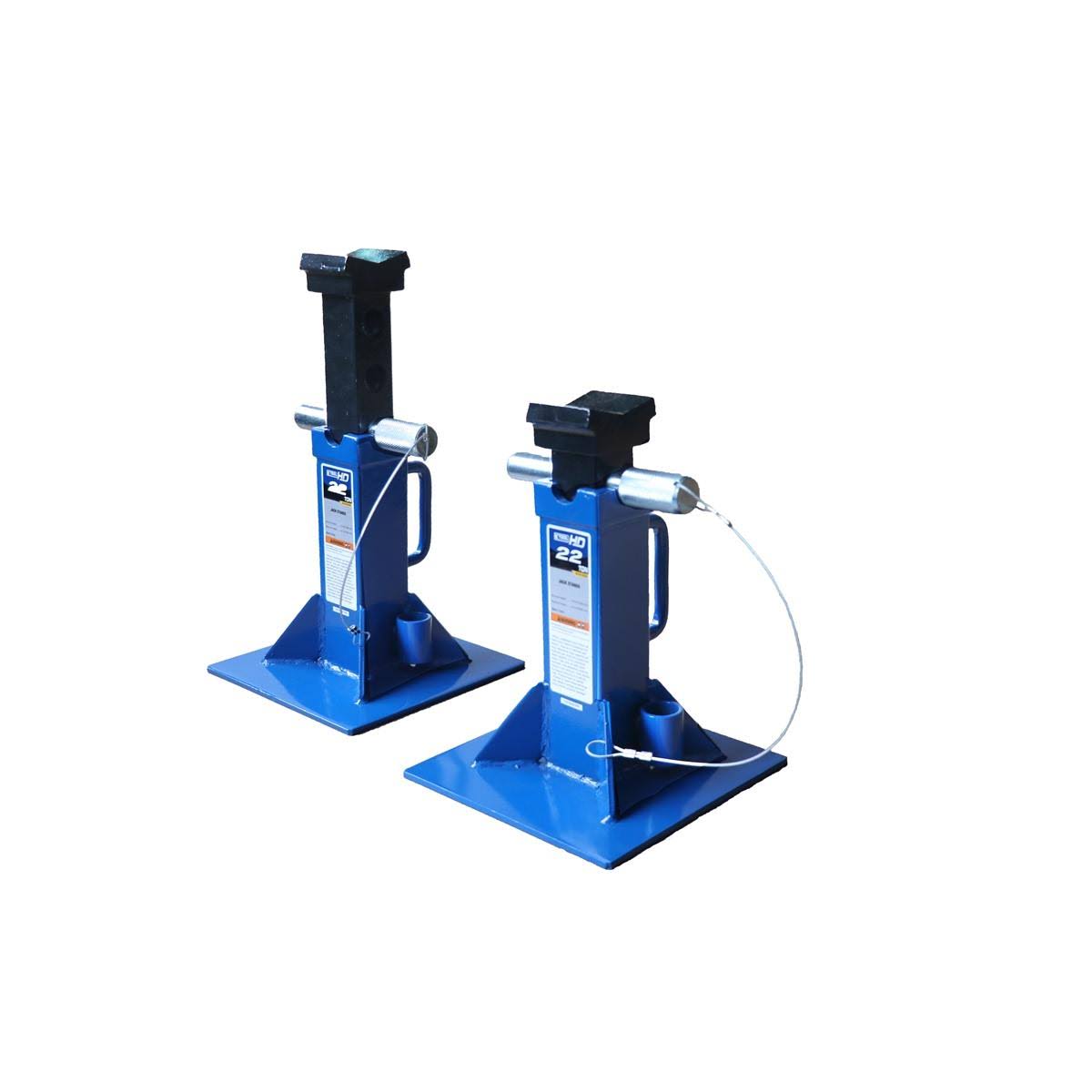 22 Ton Heavy Duty Jack Stands Pair M185