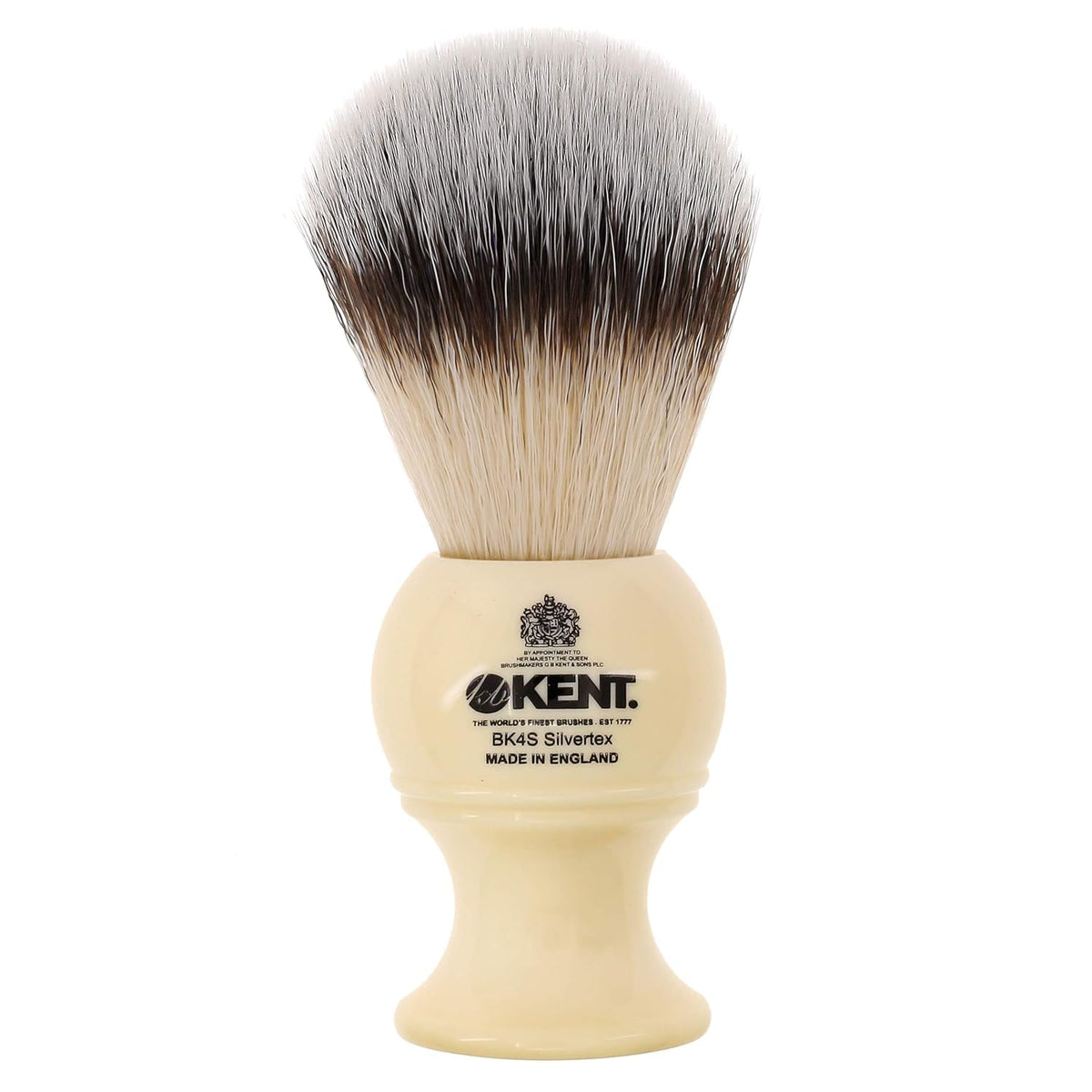 Shaving Brush with Synthetic Bristles and Resin Handle, Pack of 2 Q869