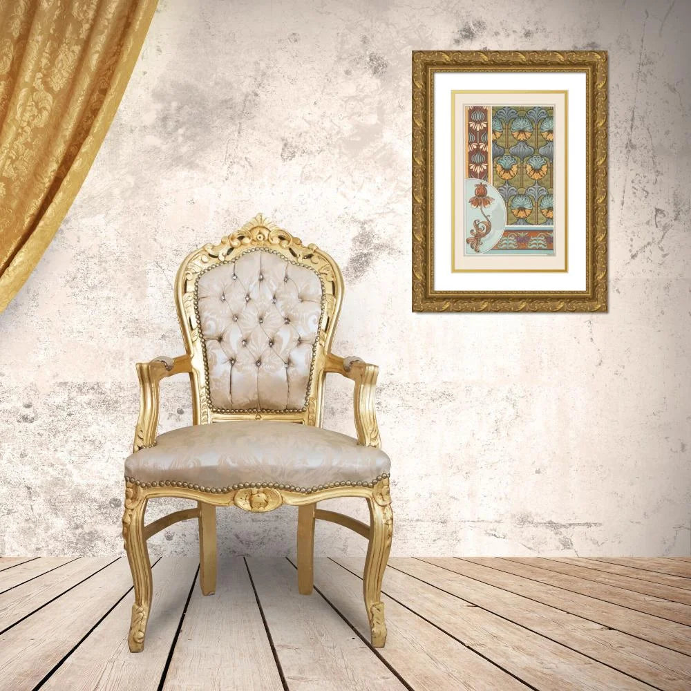 Gold Ornate Framed and Double Matted Museum Art Print 18x24 L408