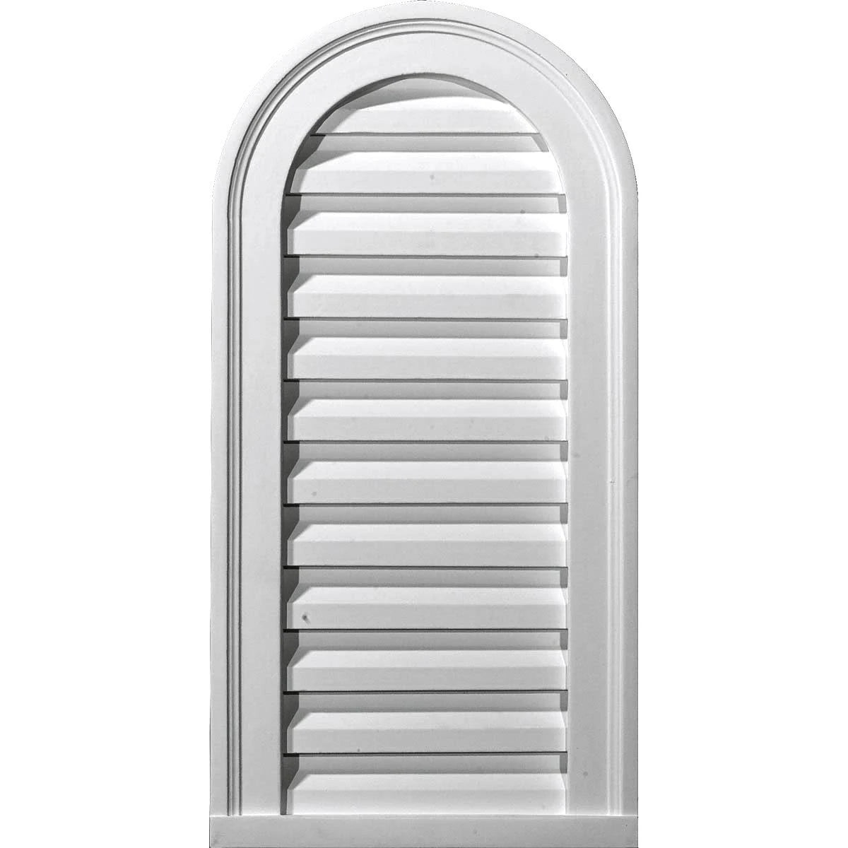 14x22W x 27x22H Cathedral Urethane Gable Vent Louver D741