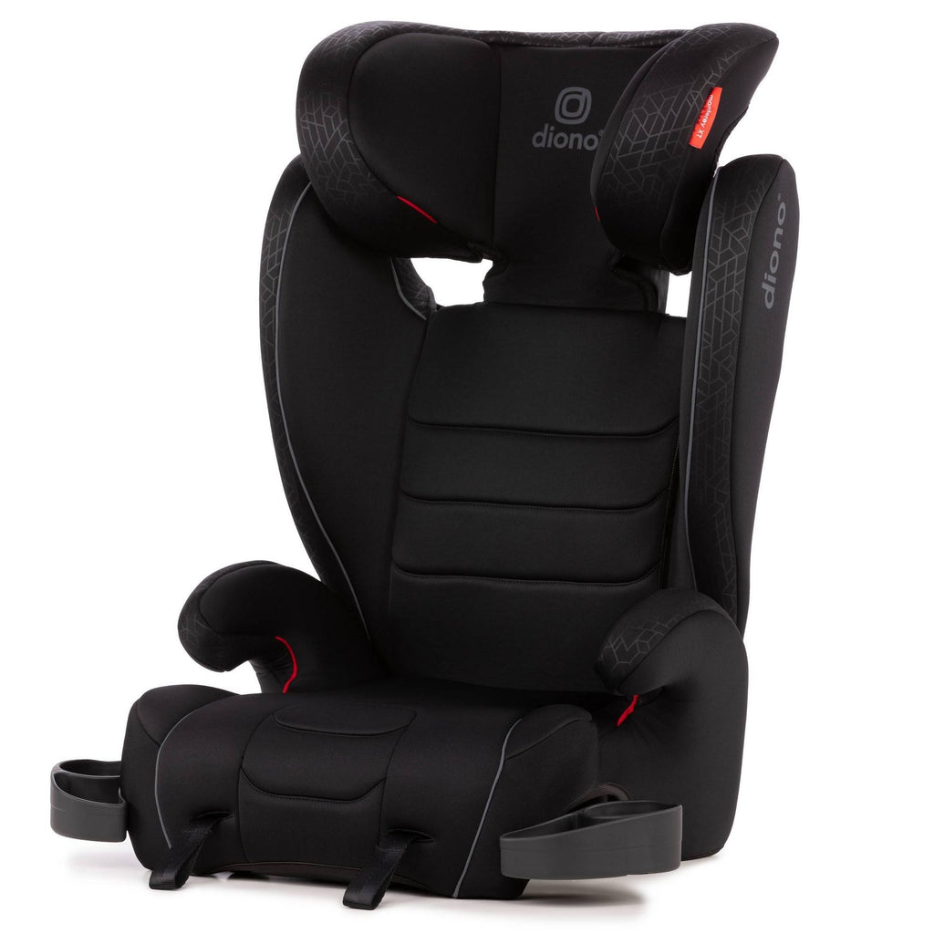 Black 2-in-1 Expandable Belt Positioning Booster Car Seat B97925