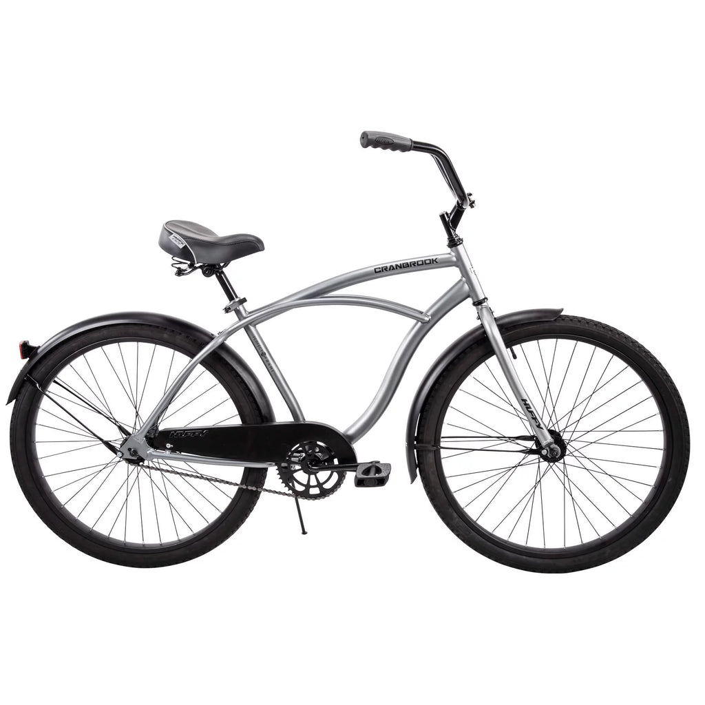 Silver 26" Men's Beach Cruiser Bike X52053
