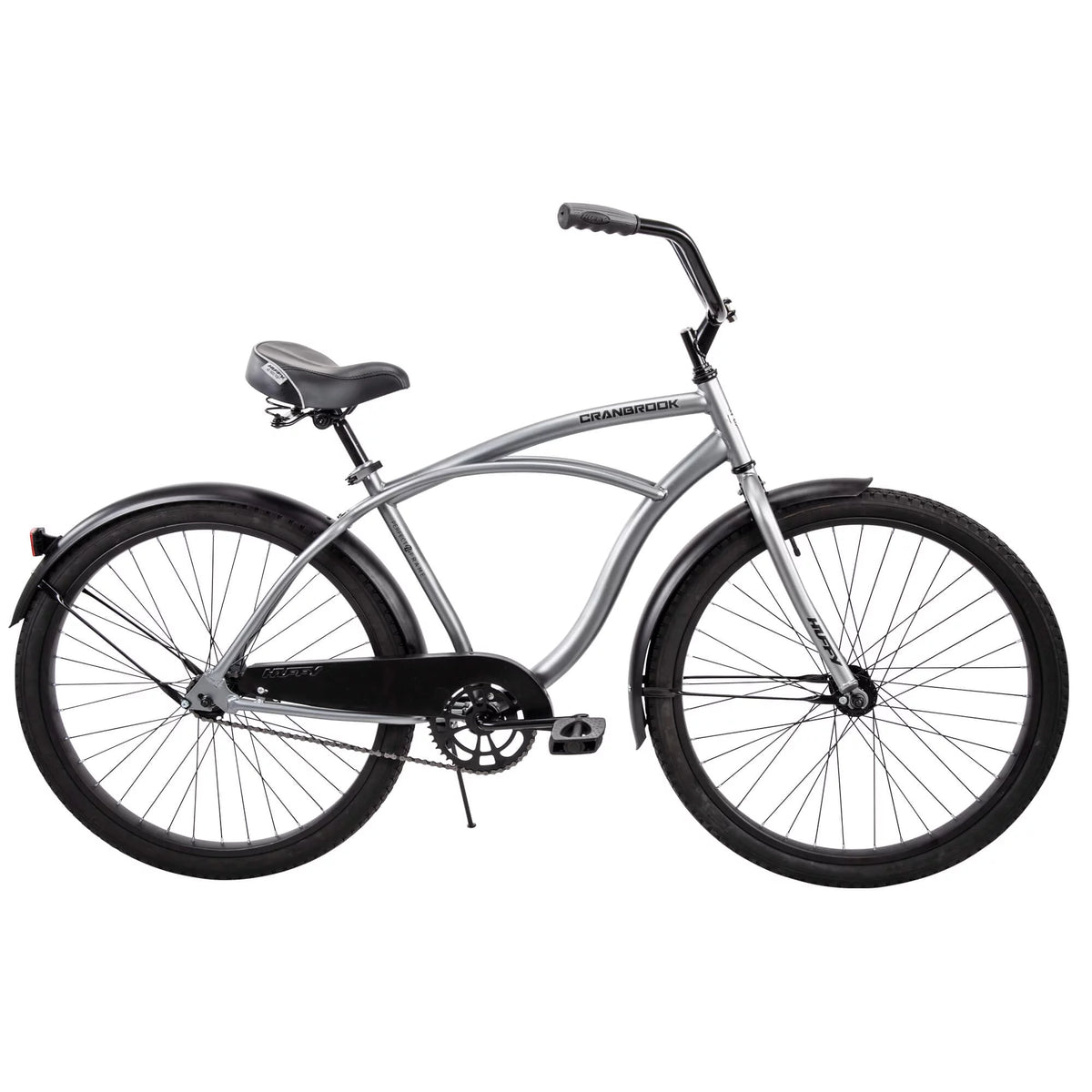 Silver 26" Men's Beach Cruiser Bike X52053