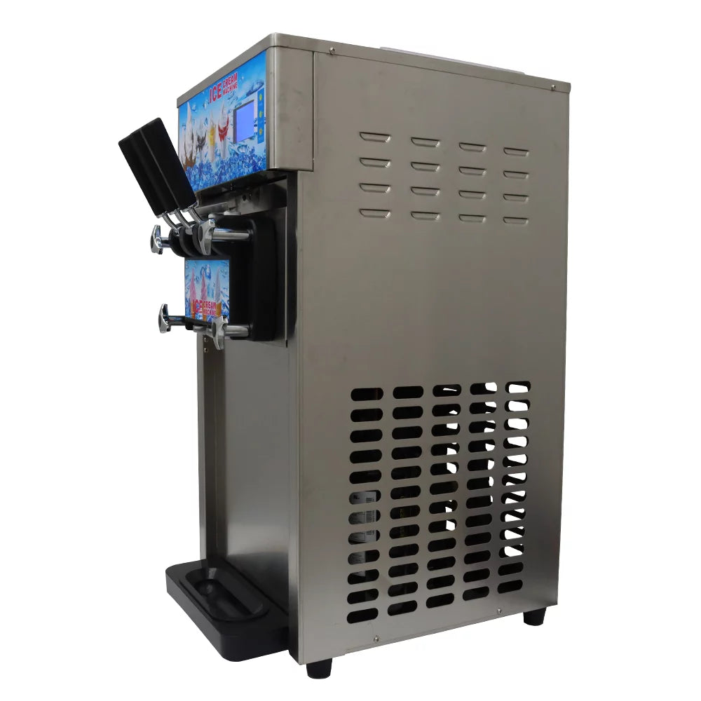 3 Flavor Soft Serve Ice Cream Machine 1400W E159365